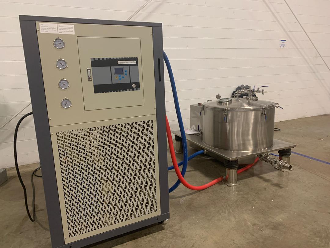 Recirculating Chiller and Centrifuge Extraction Loop