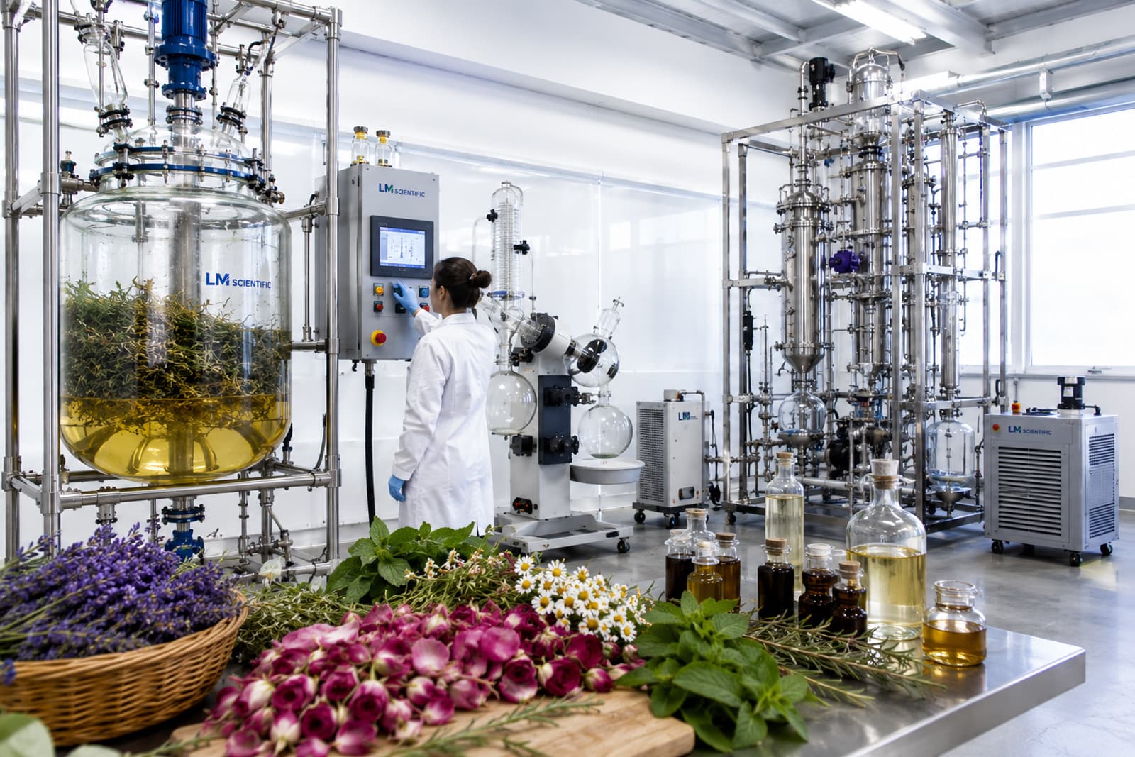 Essential Oil & Botanical Extraction application